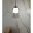 AFX Lighting Kiran 3 Light Round Pendant, Black/Smoke