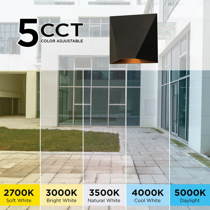 AFX Lighting Kylo 1 Light Outdoor Wall Sconce, Black