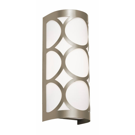 AFX Lighting Lake 2LT 13'' Candelabra Base Sconce, Nickel/White - LAKS0513CBNP