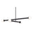 AFX Lighting Lane 4 Light Pendant, Black/White