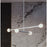AFX Lighting Lane 4 Light Pendant, Satin Nickel/White