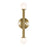 AFX Lighting Lane 2 Light Sconce, Light Antique Brass/White - LANS0620LAJUDLB