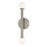 AFX Lighting Lane 2 Light Sconce, Satin Nickel/White