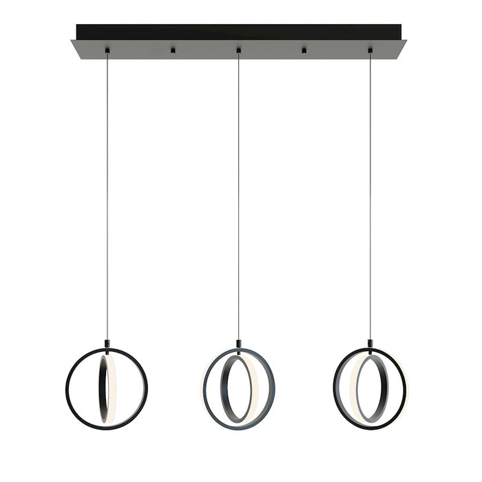 AFX Lighting Lock 3 Light Linear Pendant, 120V