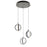 AFX Lighting Lock 3 Light Round Pendant, 120V