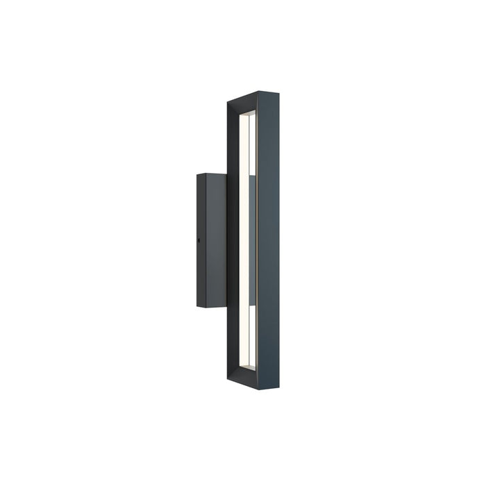 AFX Lighting Liam 2LT 18'' LED Outdoor Sconce, Black/White - LEMW0518LAJUDBK