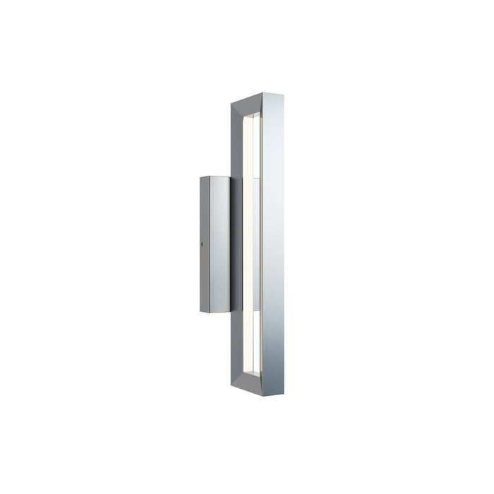 AFX Lighting Liam 2LT 18'' LED Outdoor Sconce, Nickel/White - LEMW0518LAJUDNP