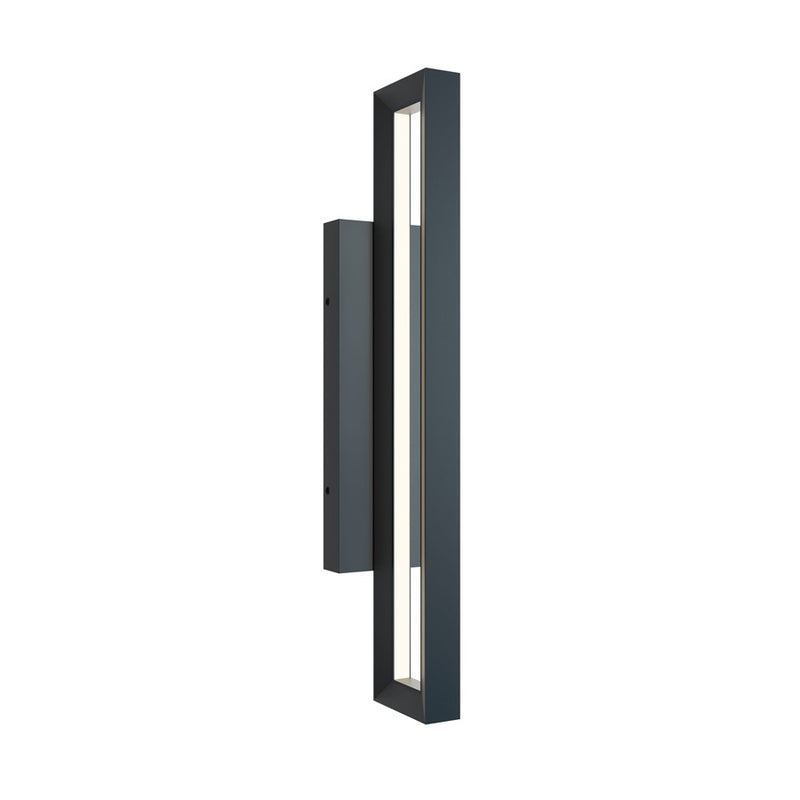 AFX Lighting Liam 2LT 24'' LED Outdoor Sconce, Black/White - LEMW0524LAJUDBK