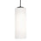 AFX Lighting Leo 1 Light 12'' Med Base Pendant, Black/White - LEOP0412MBBK