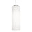 AFX Lighting Leo 1Light 12'' Med Base Pendant, Satin Nickel/White - LEOP0412MBSN