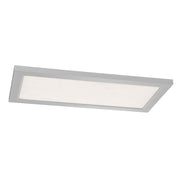 AFX Lighting Lugano 1Lt LED Flush Mount/12"D x 24"W , Nk/Wht