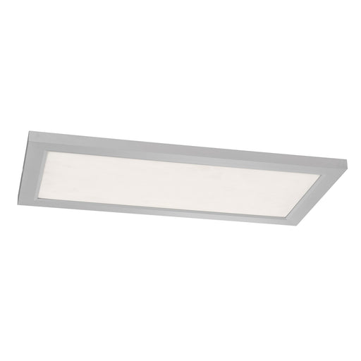 AFX Lighting Lugano 1Lt LED Flush Mount/12"D x 24"W , Nk/Wht