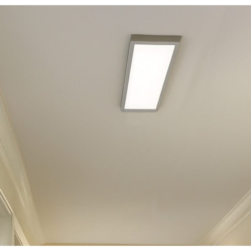 AFX Lighting Lugano 1Lt LED Flush Mount/12"D x 24"W , Nk/Wht