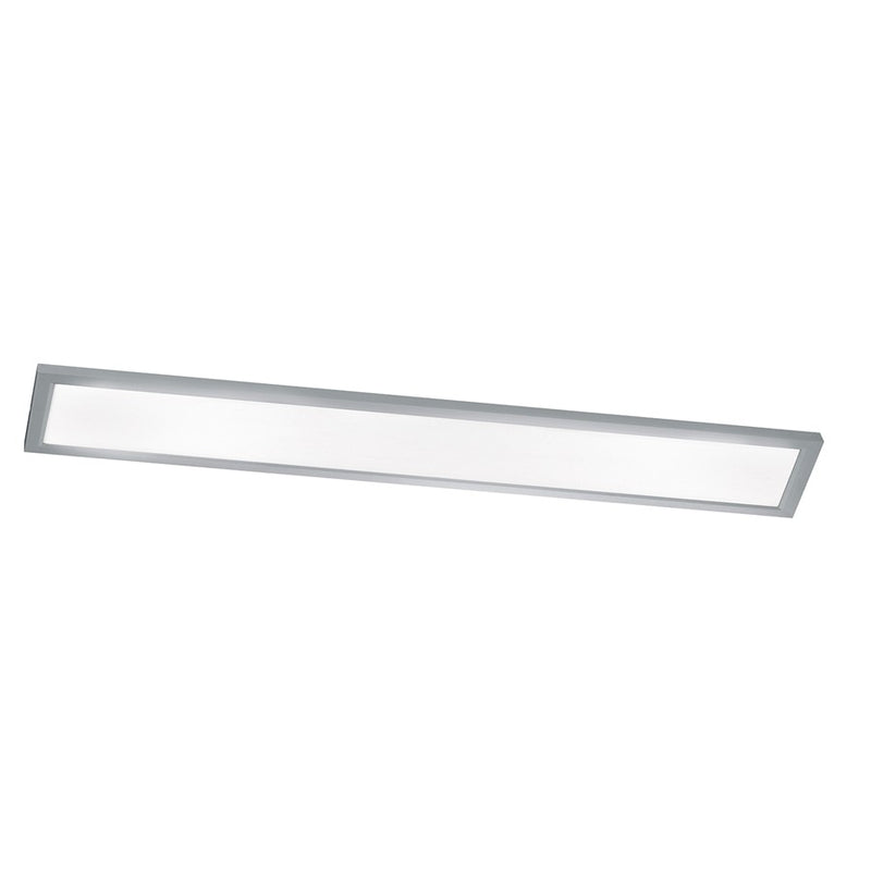 AFX Lighting Lugano 1Lt LED Flush Mount, Nickel/Frosted White - LGNL4812LAJD4SN