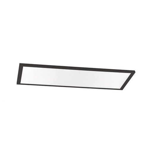 AFX Lighting Lugano 1LT 48"x24" LED Flush Mount, Black/Frosted - LGNL4824LAJD4BK