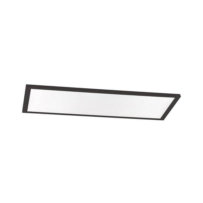 AFX Lighting Lugano 1LT 48"x24" LED Flush Mount, Black/Frosted - LGNL4824LAJD4BK