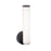 AFX Lighting Leia 1 Light 14" Wall Sconce, Black/Frosted - LIAS0514LAJUDBK