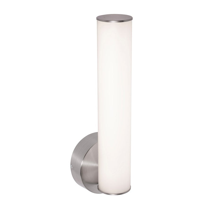 AFX Lighting Leia 1Lt 14" LED Wall Sconce, Nickel/Frosted - LIAS0514LAJUDSN