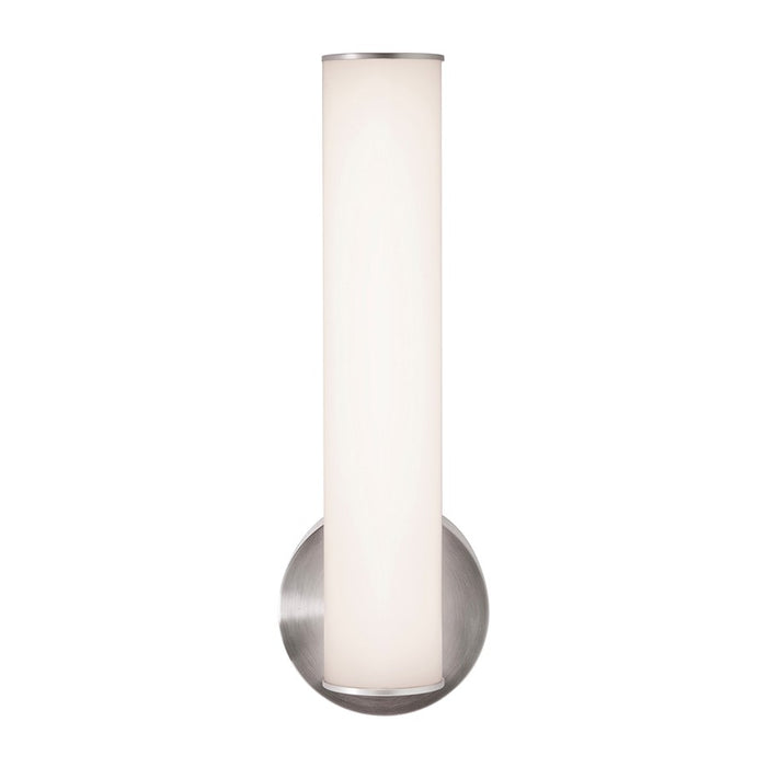 AFX Lighting Leia 1Lt 14" LED Wall Sconce, Nickel/Frosted