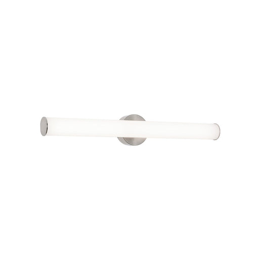 AFX Lighting Leia 1 Light 24" Vanity, Satin Nickel/Frosted - LIAV2404LAJUDSN