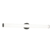 AFX Lighting Leia 1 Light 36" Vanity, Black/Frosted - LIAV3604LAJUDBK