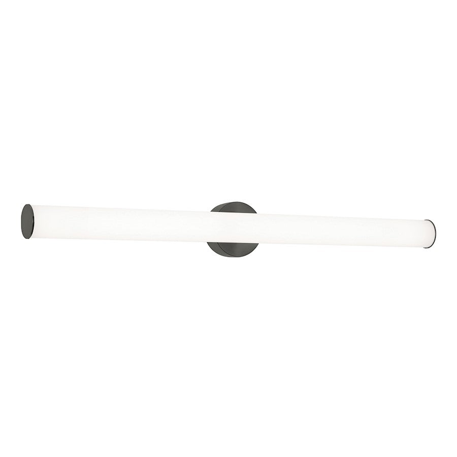 AFX Lighting Leia 1 Light 36" Vanity, Black/Frosted - LIAV3604LAJUDBK