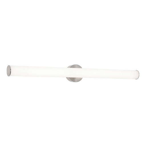 AFX Lighting Leia 1 Light 36" Vanity, Satin Nickel/Frosted - LIAV3604LAJUDSN
