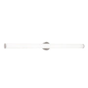 AFX Lighting Leia 1 Light 48" Vanity Light, Nickel/Frosted - LIAV4804LAJMVSN