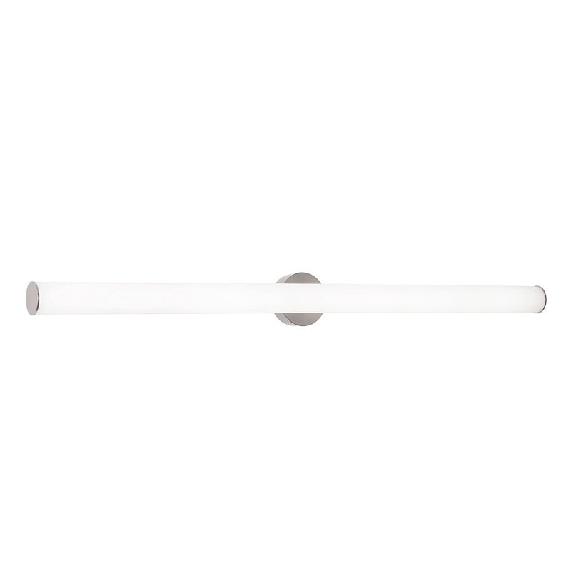 AFX Lighting Leia 1 Light 48" Vanity Light, Nickel/Frosted - LIAV4804LAJMVSN