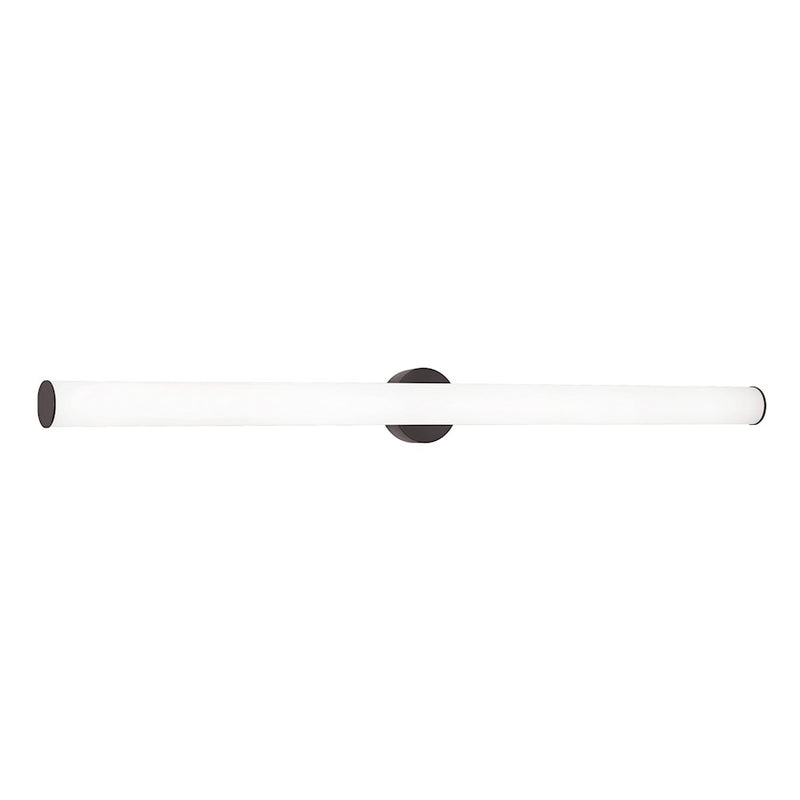 AFX Lighting Leia 1 Light 48" Vanity, Black/Frosted - LIAV4804LAJUDBK