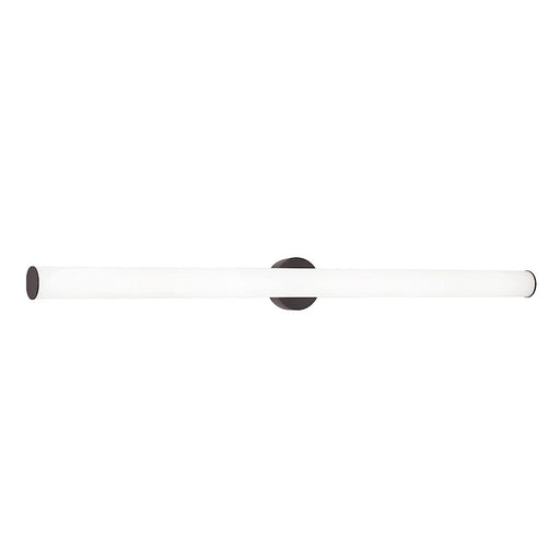 AFX Lighting Leia 1 Light 48" Vanity, Black/Frosted - LIAV4804LAJUDBK