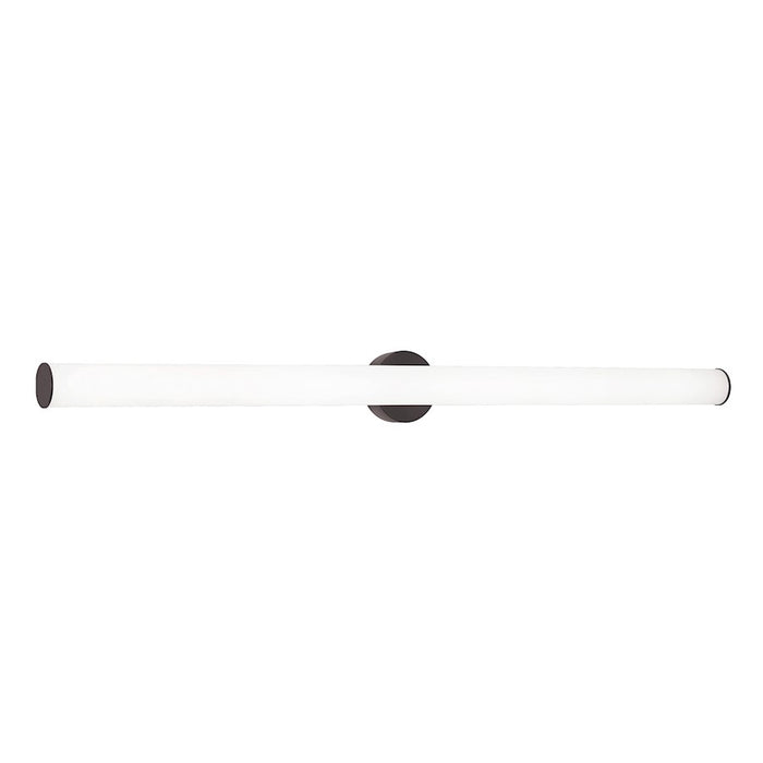 AFX Lighting Leia 1 Light 48" Vanity, Black/Frosted - LIAV4804LAJUDBK