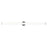 AFX Lighting Leia 1 Light 48" Vanity, Black/Frosted