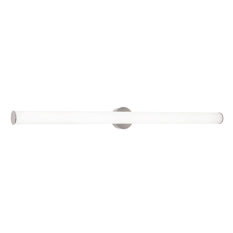 AFX Lighting Leia 1 Light 48" Vanity, Satin Nickel/Frosted - LIAV4804LAJUDSN