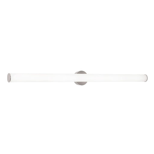 AFX Lighting Leia 1 Light 48" Vanity, Satin Nickel/Frosted - LIAV4804LAJUDSN