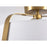 AFX Lighting Lizzette 1Lt 18'' Medium Base Ceiling Light, Brass/White