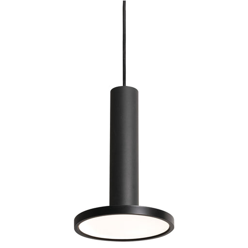 AFX Lighting Luna 1 Light 7.88" Pendant, Black/White