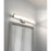 AFX Lighting Layla 1Lt 24" LED Vanity Light, Nickel/Frosted