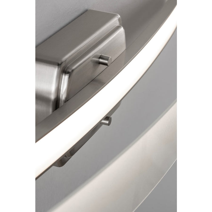 AFX Lighting Layla 1Lt 24" LED Vanity Light, Nickel/Frosted