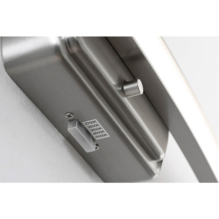 AFX Lighting Layla 1Lt 24" LED Vanity Light, Nickel/Frosted