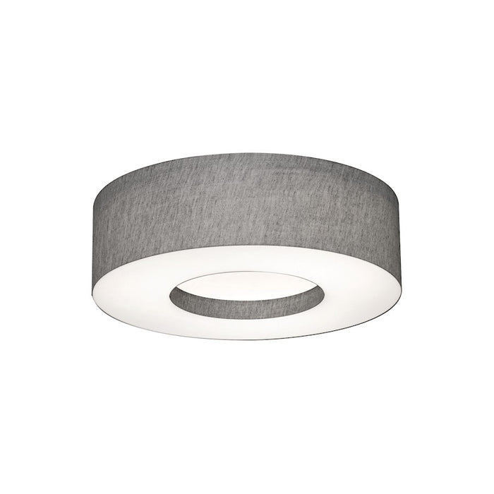 AFX Lighting Montclair 1 Light LED Flush Mount, Grey/Grey