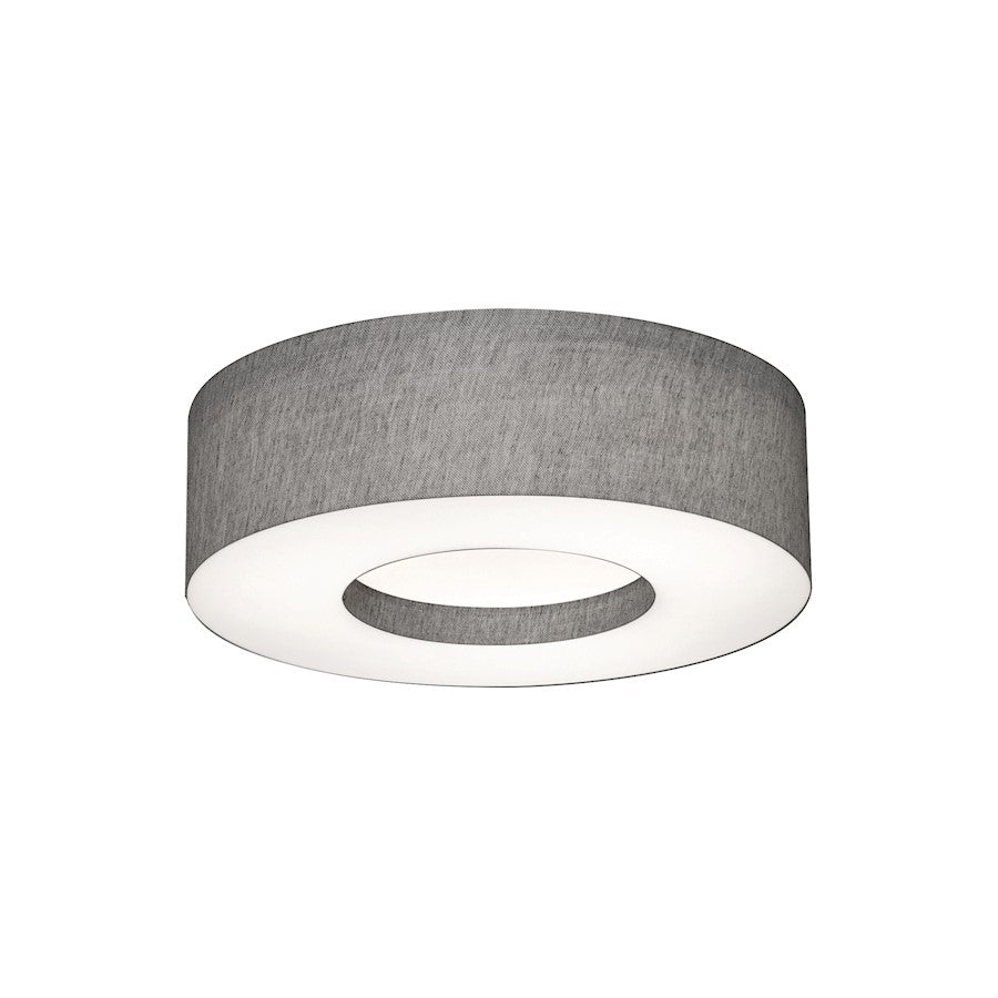 AFX Lighting Montclair 1 Light LED Flush Mount, Grey/Grey