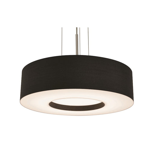 AFX Lighting Montclair LED Pendant, Satin Nickel/Black
