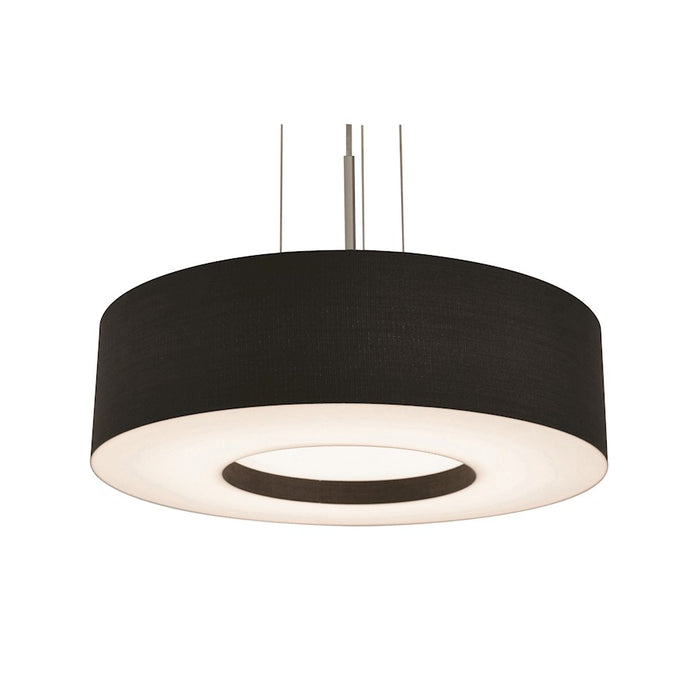 AFX Lighting Montclair LED Pendant, Satin Nickel/Black