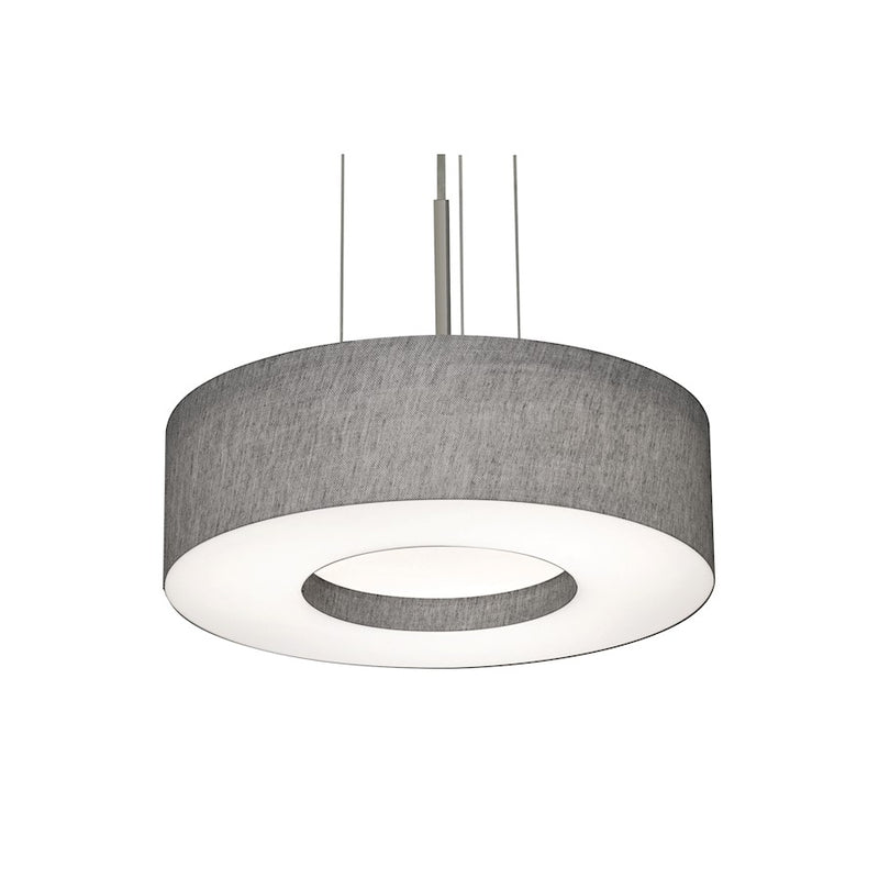 AFX Lighting Montclair 1 Light LED Pendant, Nickel/Grey