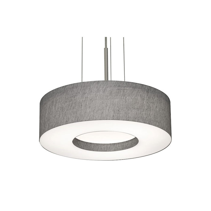 AFX Lighting Montclair 1 Light LED Pendant, Nickel/Grey