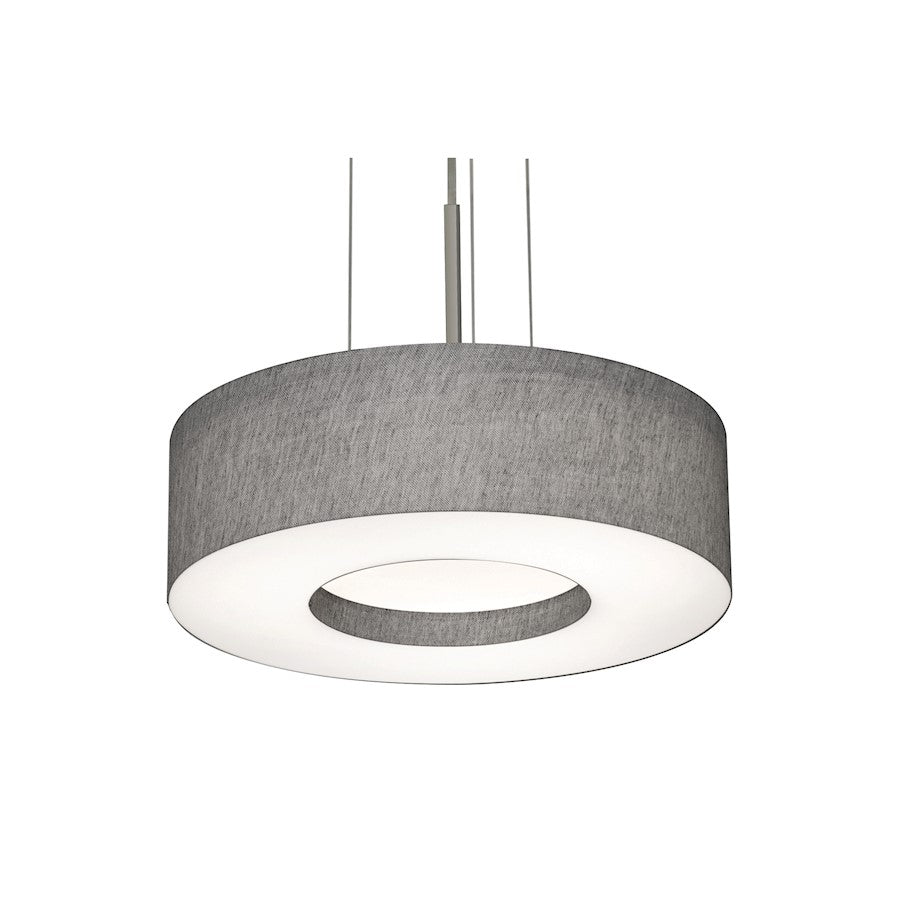 AFX Lighting Montclair 1 Light LED Pendant, Nickel/Grey