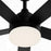 AFX Lighting Maddox 1Lt 52" 5 Blade LED Ceiling Fan, BK/FR