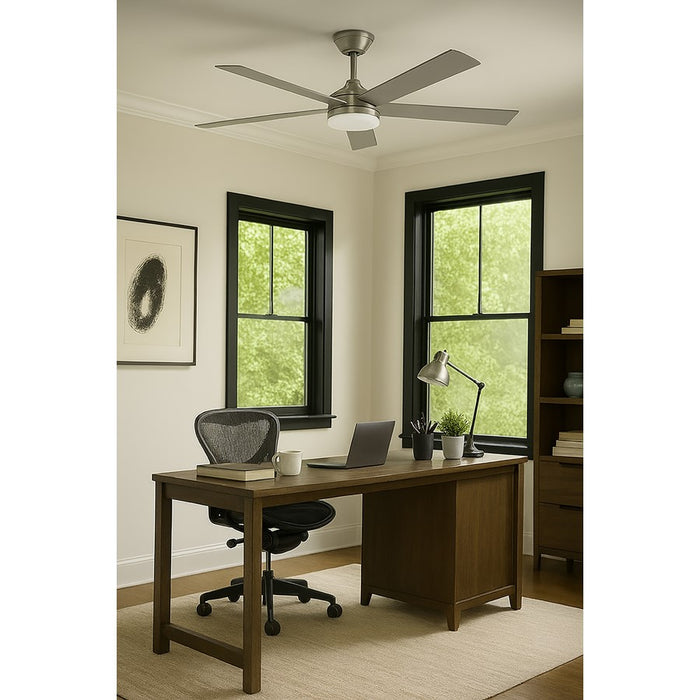 AFX Lighting Maddox 1Lt 52" 5 Blade LED Ceiling Fan, NK/FR