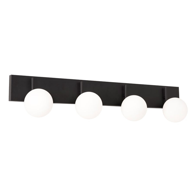 AFX Lighting Metropolitan 38" LED Vanity, Black, Black/White
